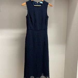 Draper James Heart Lace Midi Love Circle Dress, size 2